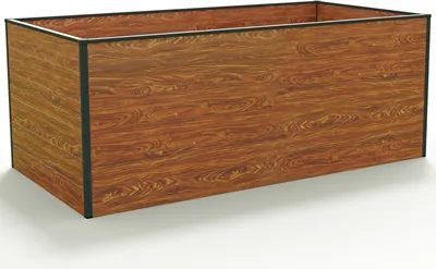 Immagine prodotto di Orto rialzato GFP in alluminio Christina - 195x99x77 cm dimensionalmente stabile e resistente alle intemperie, look legno