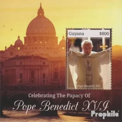 Produktbild von Briefmarken Guyana 2015 Mi Block939 (kompl.Ausg.) postfrisch Papst Benedikt XVI.