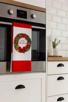 Produktbild von Küchentuch, Weihnachtliches Mikrofasertuch, Saugfähig