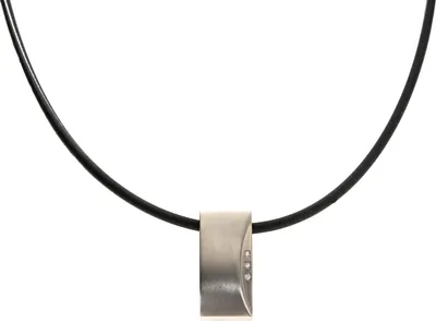 Produktbild von Collier von BOCCIA TITANIUM Titan Anhänger mit 3 Brillanten