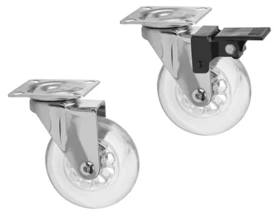 Produktbild von Lenkrolle Bockrolle Möbelrolle Transportrollen Laufrolle Möbelrollen Rad Räder Ø75mm Ohne Bremse