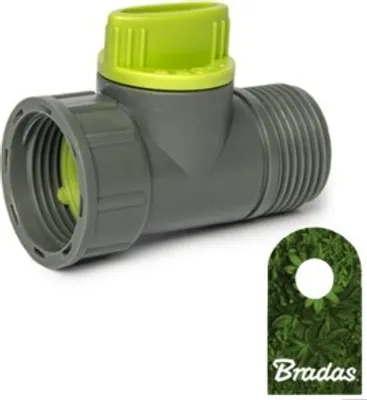 Produktbild von Schlauchkupplung Reparator Schlauchverbinder Hahnanschluß 1/2" 3/4" 1" Bradas 42. Hahnstück 3/4" m. Ventil