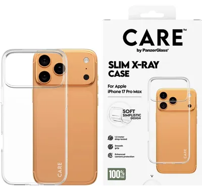 Obrázek produktu pro PanzerGlass CARE™ by ® X-Ray Case iPhone 17 Pro Max, Obal, Apple, Apple - iPhone 17 Pro Max, Průhledná