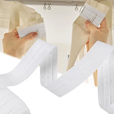 Productafbeelding van Strijkband - Voor gordijnen en vitrages - 30 meter x 2,5 cm