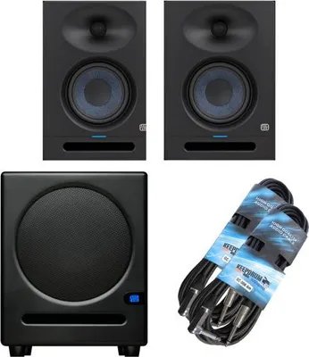Produktbild von Presonus Eris Studio 5 Boxen 1 Paar mit Eris Sub 8 BT Subwoofer und 2x Kabel
