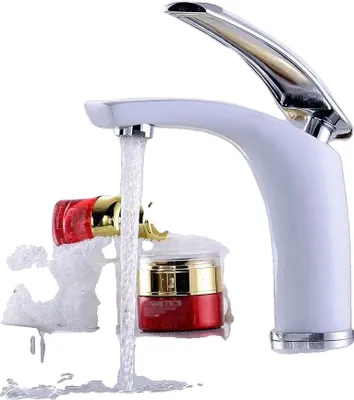 Obrázek produktu pro Dřezová baterie, elegantní design, snadná instalace, BÍLÁ