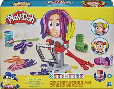 Immagine prodotto di Play-Doh salone da parrucchiere Crazy Cuts Stylist 8 barattoli