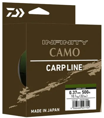 Zdjęcie produktu dla Daiwa Żyłka Infinity Green Camo 500 m, 0,34 mm, 9,2 kg