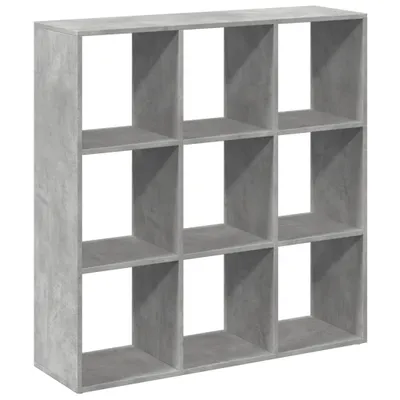 Obrázok produktu pre Priehradka na knihy betónová sivá 102x29x103,5 cm materiál na báze dreva