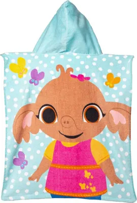 Immagine prodotto di Poncho da bagno Bing per bambini Asciugamano di alta qualità in 100% cotone