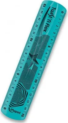 Obrázok produktu pre Maped 279110 Pravítko Twist'n Flex - 15 cm, rôzne, v plastovom puzdre