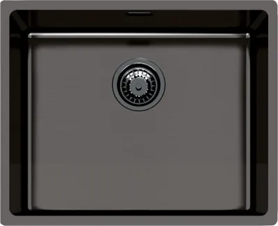 Produktbild von Foster KE Filotop Gun Metal 2155 056, Aufsatzwanne, Rechteckig, Edelstahl, Schwarz, 1 Becken, Rechteckig