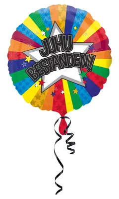 Immagine prodotto di Palloncino Juhu Passed Foil rotondo 43 cm