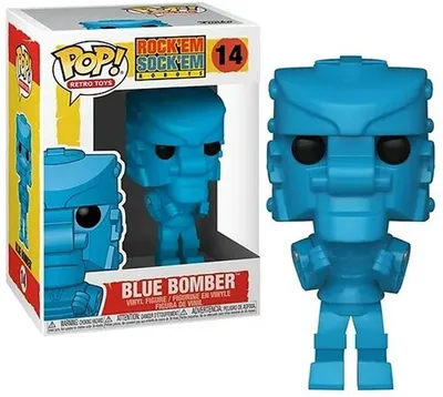 Obrázek produktu pro Funko POP! retro hračky RockEmSockEm Blue Bomber 14