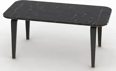 Luxus Esstisch Küchentisch mit Marmorplatte Schwarz Messing Luxury Dining Table Kitchen Table with Marble Top Black Brass