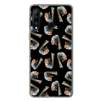 Produktbild von MuchoWow® Handyhülle Schutzhülle Hülle für Huawei P30 Lite Das Mädchen mit dem Perlenohrring - Muster - Vermeer Silikon Softcase Handy Hülle - Handyhülle