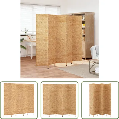 Produktbild von The Living Store Paravent 5-tlg. 205x180 cm Wasserhyazinthe
