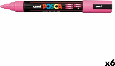 Obrázok produktu pre Marker POSCA PC-5M ružový (6 kusov)