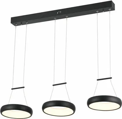 Zdjęcie produktu dla Lampa wisząca LED Thea czarna 12W Neutralna biel 2820lm aluminium wym:120x78x20cm IP20 Reality