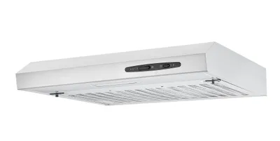 Produktbild von HEINRICHS Dunstabzugshaube 60 cm, Edelstahl, LED-Lichtleiste, Metallfilter mit Filtermatte, Schiebeschalter,  87W, leise