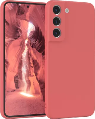 Produktbild von EAZY CASE - TPU Hülle für Samsung Galaxy S22 5G, TPU Case stoßfeste Handyhülle, weiches Cover mit Kameraschutz, Silikonhülle in Rot