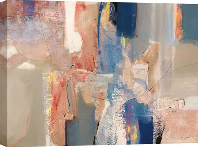 Produktbild von Kunstdruck auf Leinwand, moderner abstrakter Stil - Maurizio Piovan, Herzruhe - 120x90 cm