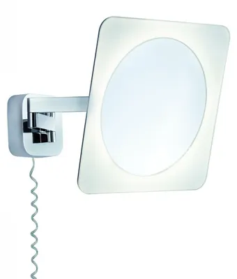 Obrázok produktu pre Paulmann Nástenné/stropné zrkadlo Bela, kozmetické, IP44, LED 5,7W, chróm/biela/zrkadlo, 230V, kov/akryl
