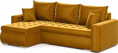 Produktbild von Ecksofa Luis L - Eckcouch L-Form, Sofa Couch, mit Schlaffunktion, Bettkasten, Kissen und Steppung, Polstermöbel, LINKS, Riviera 41