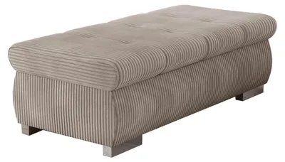 Produktbild von MIRJAN24 Polsterhocker Orkan Groß, Moderne Sitzhocker vom Hersteller, Holzkonstruktion, 120x60x39 cm (Farbe: Poso 03)