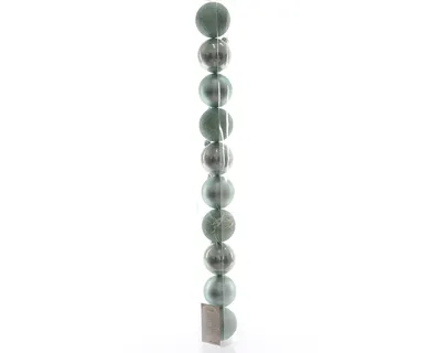 Produktbild von Weihnachtskugeln Mix Kunststoff 6cm, 10er Set, Farbe:rosa