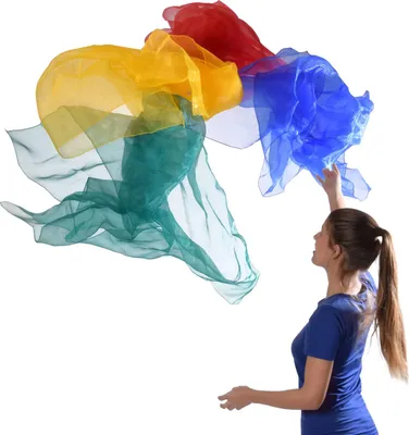 Zdjęcie produktu dla 4 ściereczki do żonglowania Kawanyo MAXI, 130x130cm
