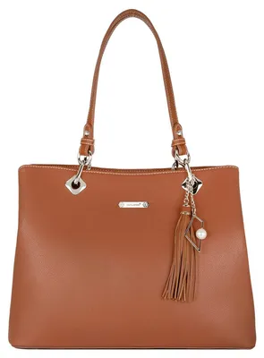 Produktbild von David Jones - Damen Schultertasche Weiche Kunstleder - Frauen Große Tote Shopper B