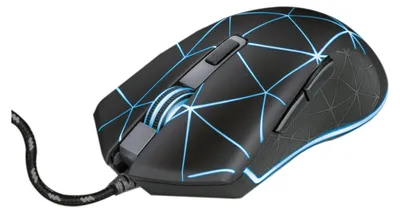 Obrázek produktu pro Trust GXT 133 Locx, Pro praváky, Optický, USB Typ-A, 4000 DPI, Černá