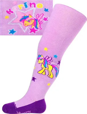 Image de Collants en coton New Baby 3xABS violet carino, taille 104 (3-4r)