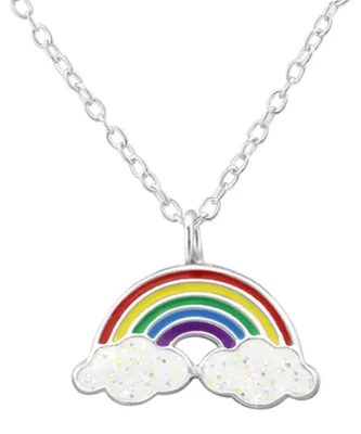 Produktbild von Regenbogen Kette Kinder: 925 Silber Kinderkette