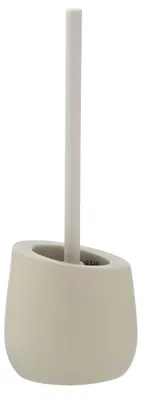 Zdjęcie produktu dla WENKO Zestaw WC Szczotki do toalety Uchwyt na toaletę BADI Beżowy Łazienka Gościnna WC Ceramika