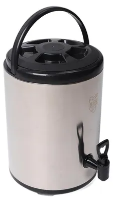 Produktbild von Getränkespender 8 Liter - Doppelwandig - Edelstahl - Isoliert - Für Tee/Kaffee/Milch