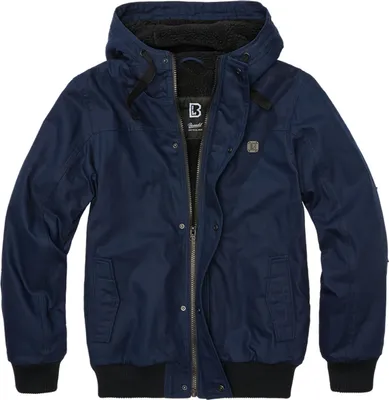 Produktbild von Essential Canvas Winterjacke mit Teddyfellfutter navy Größe L