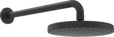 Produktbild von Hansa Kopfbrause HANSABASICJET 1-strahlig d 200 mm Ausladung 348 mm DN 15 Matt-Schwarz, 4436010033