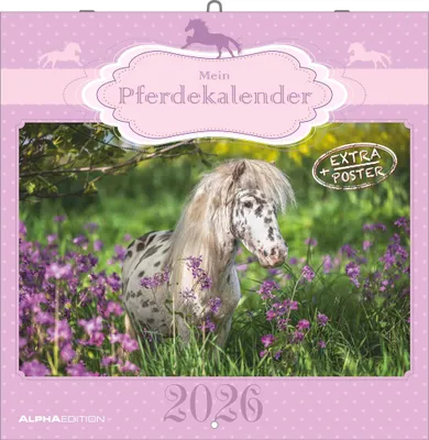 Produktbild von Alpha Edition - Mein Pferdekalender 2026 - Wandkalender 30x3