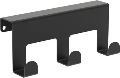 Produktbild von Innbee® Schubladentürhaken Türhaken Schwarz Haken Metall Hakenleiste Küche Regal