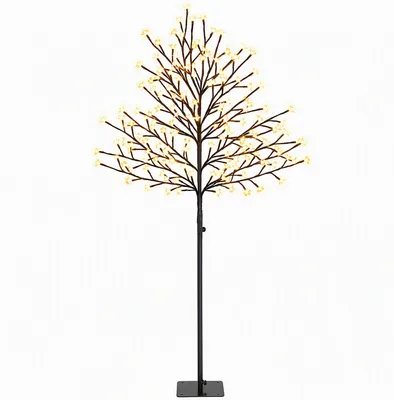 Produktbild von HOMCOM LED-Kirschblütenbaum 150 cm mit 160 LEDs, Weihnachtsdeko