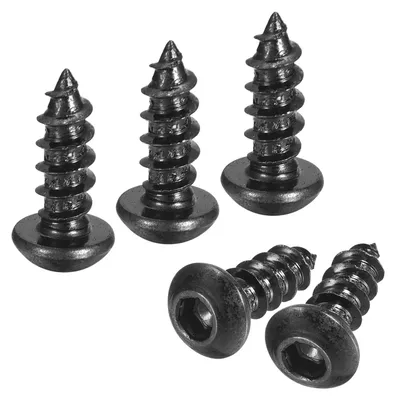 Zelftappende Schrauben M6x16 mm, Kohlenstoffstahl, 400 Stück