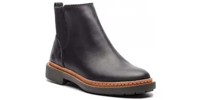 Zdjęcie produktu dla Clarks Trace Fall damskie czarne skórzane wsuwane Clarks Trace Fall damskie czarne skórzane wsuwane 36