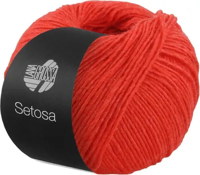 Produktbild von Lana Grossa - Setosa 0009 mohnrot