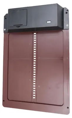 Automatische Kippenhokdeur mit Lichtsensor, wasserdicht, 35,5x24,5 cm