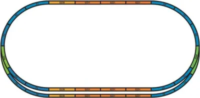 Image de Piko Socle pour jeux de voies A+E (ovale de base avec voies parallèles) - 55367