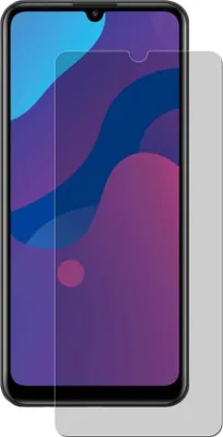 A screen protector is shown next to a smartphone.