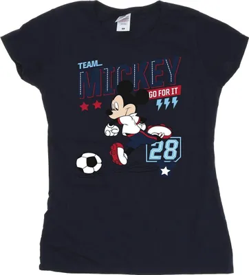 Produktbild von Disney - "Team Football" T-Shirt für Damen BI33448 (XL) (Marineblau)