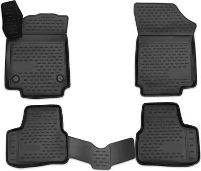 Produktbild von OMAC Fußmatten für VW Up 2011-2020 3D Passform Hoher Rand Automatte Gummi Schwarz